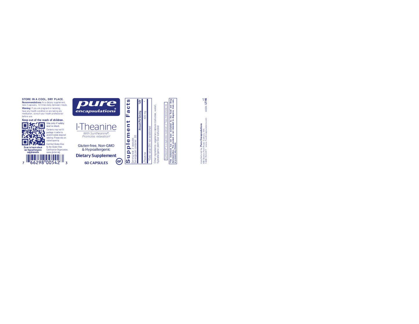 Pure Encapsulations L-Theanine