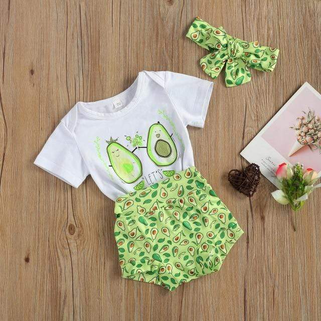 Girl's Clothing B / 18M Floral Shorts Outfit
