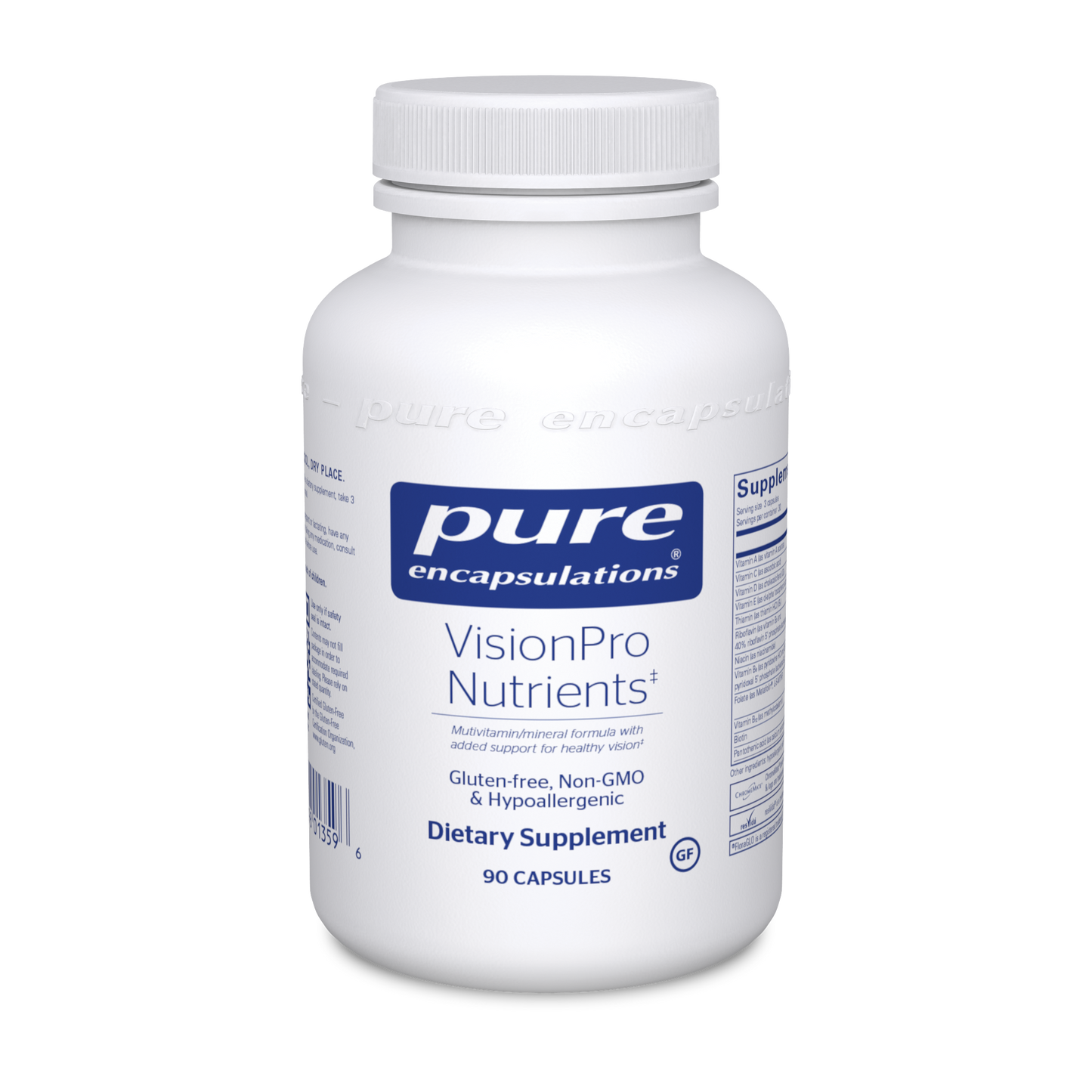 Pure Encapsulations Vision Pro Nutrients 90 caps