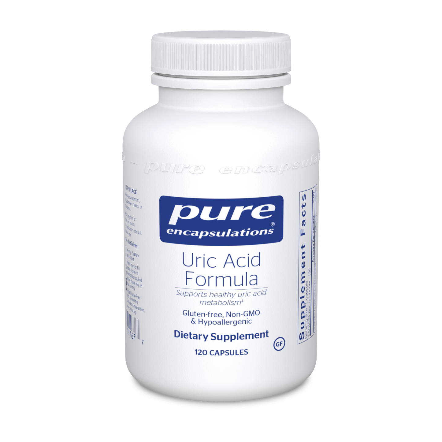 Pure Encapsulations Uric Acid Formula 120 vcaps