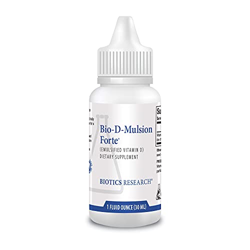 BIOTICS Research Bio D Mulsion Forte Vitamin D3 Liquid 1 OZ