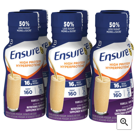 En sure High Protein Vanilla Drink Supplement Nutritious 6 x 235mL ea NEW