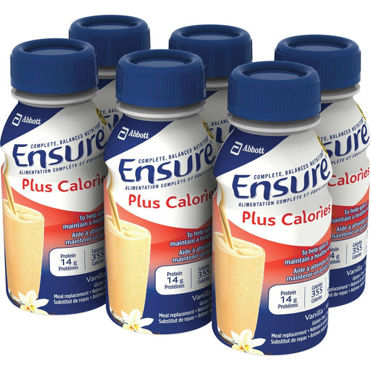 En sure Plus Calories Vanilla Ready Drink Supplement Nutritious 6 x 235mL ea NEW