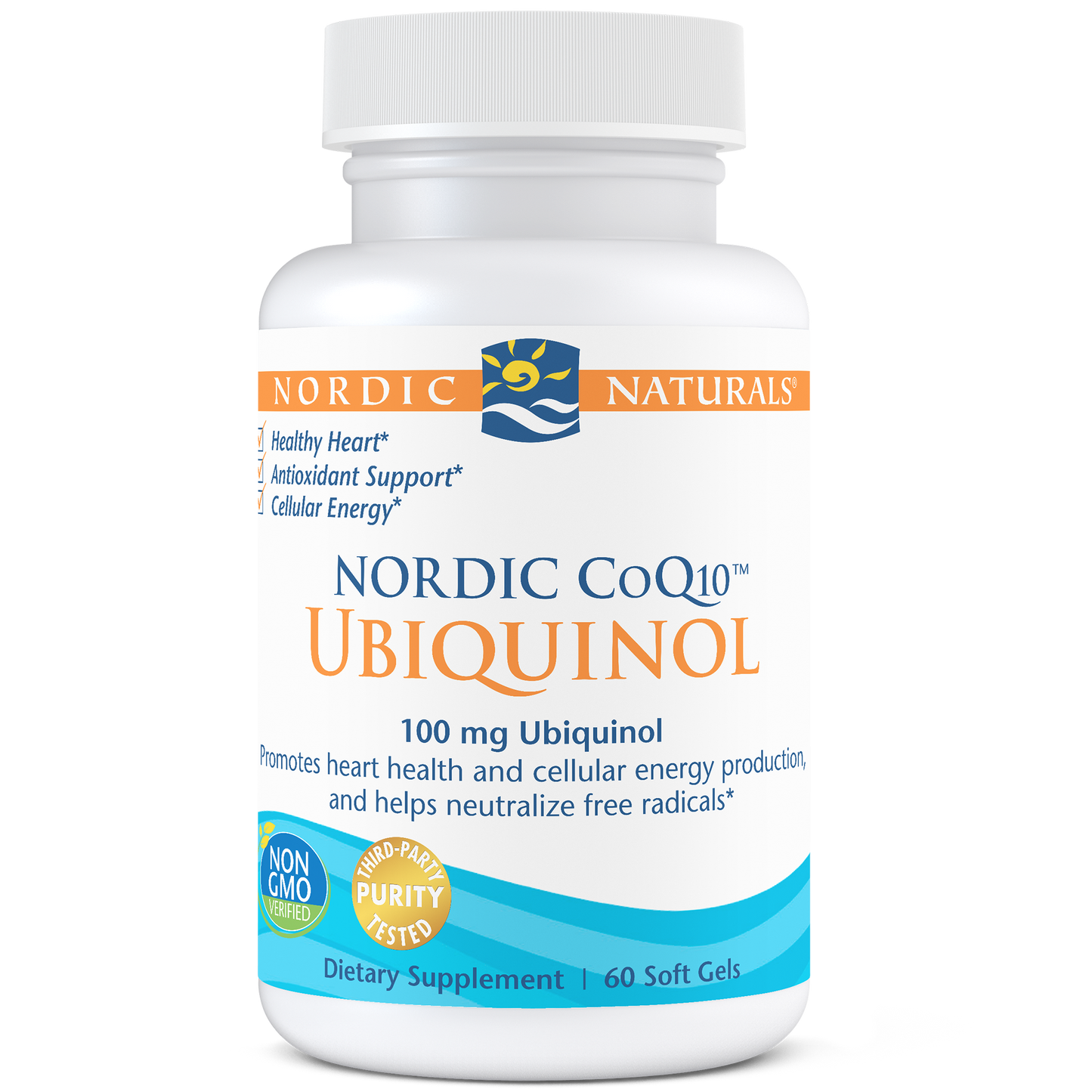 Nordic Naturals Nordic CoQ10  Ubiquinol 60 softgels