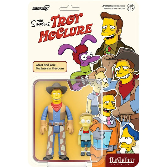 Super7 ReAction Figures - The Simpsons: Troy McClure W2 - Meat and You: Partners in Freedom (81626)
