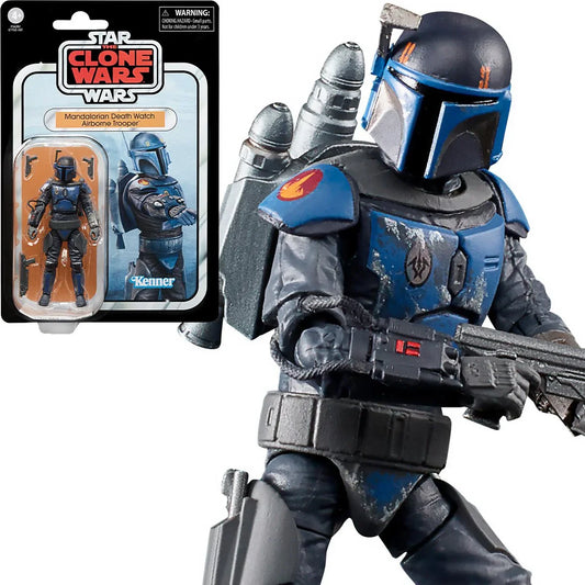 Star Wars: Vintage Collection VC247 Mandalorian Death Watch Airborne Trooper Action Figure (F5630) LOW STOCK