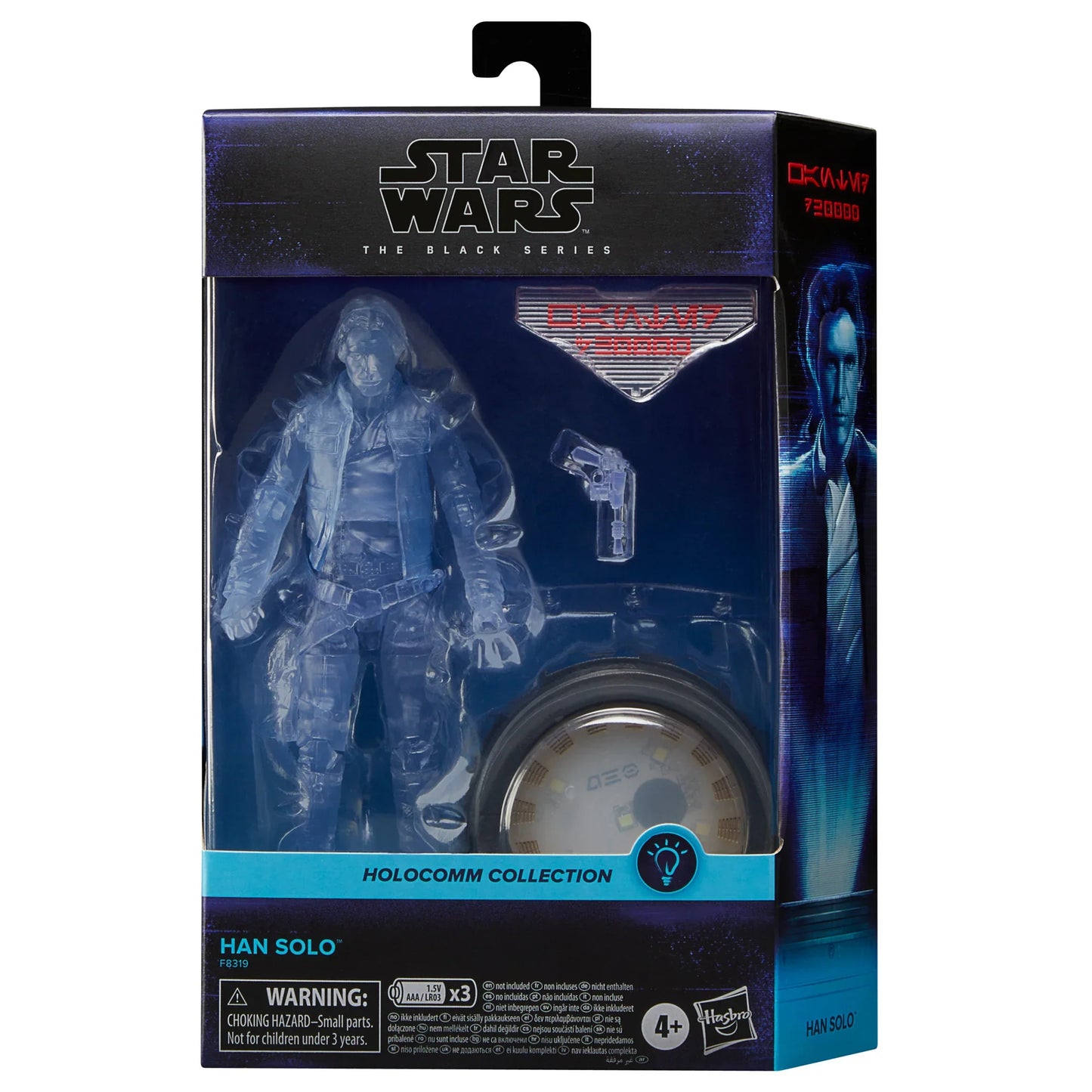 Star Wars: The Black Series - Holocomm - Han Solo Action Figure (F8319) LOW STOCK