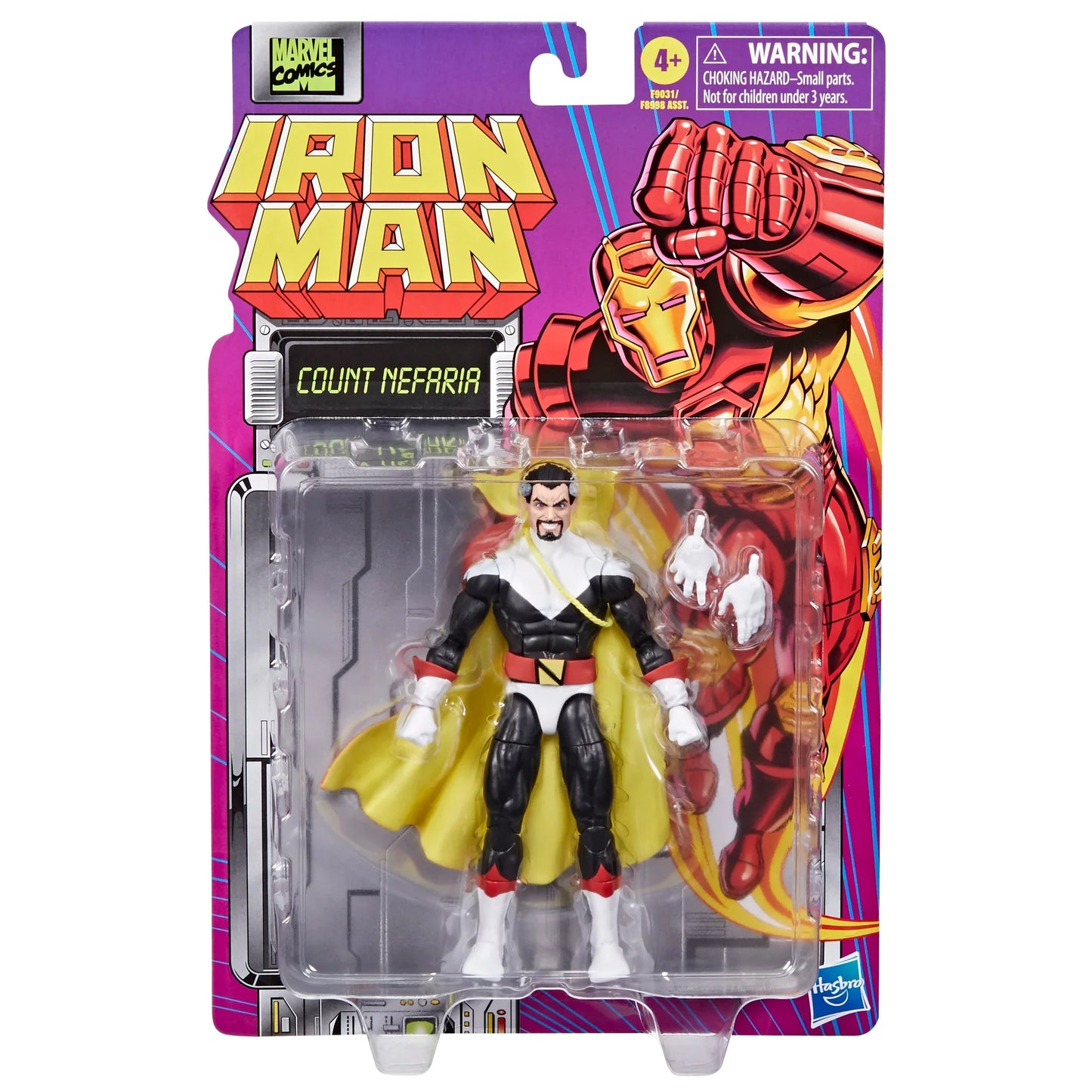 Marvel Legends Series - Iron Man Retro Collection - Count Nefaria Action Figure (F9031) LOW STOCK