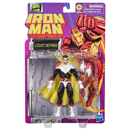 Marvel Legends Series - Iron Man Retro Collection - Count Nefaria Action Figure (F9031) LOW STOCK