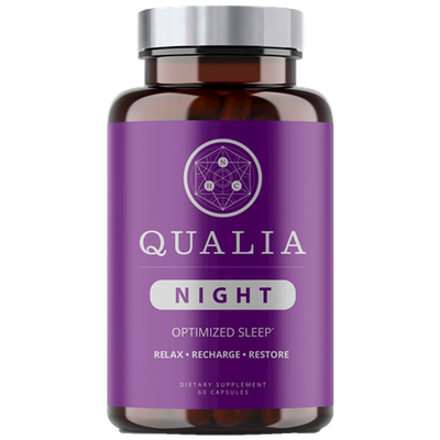 Qualia Night Sleep Aid 60 Count Melatonin-Free by Neurohacker Collective