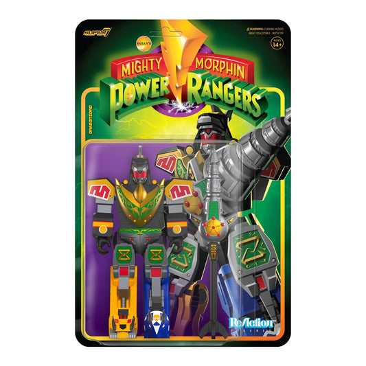 Super7 - Mighty Morphin Power Rangers - Dragonzord (Battle Mode) ReAction Figure (81860) LOW STOCK