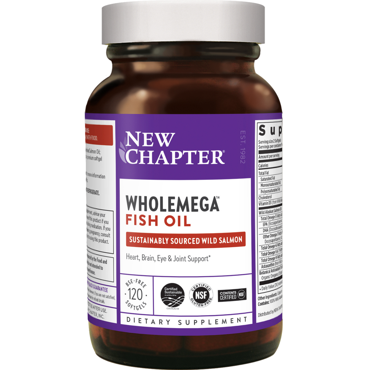 New Chapter Wholemega 1,000 mg