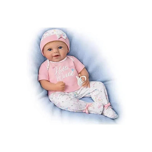 Ashton Drake - Hello World Baby Girl Doll