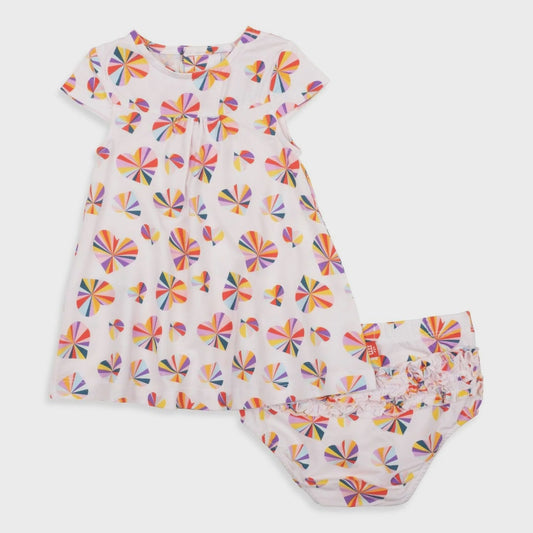 Magnetic Ruffle Dress Groove Heart