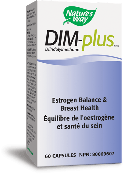 Nature's Way DIM-plus Diindolylmethane - Estrogen balance & breast health 60 Capsules
