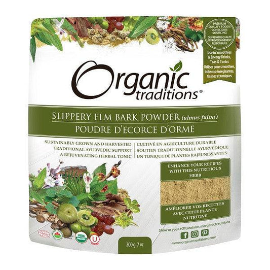 Organic Traditions Slippery Elm Bark Powder 200 grams